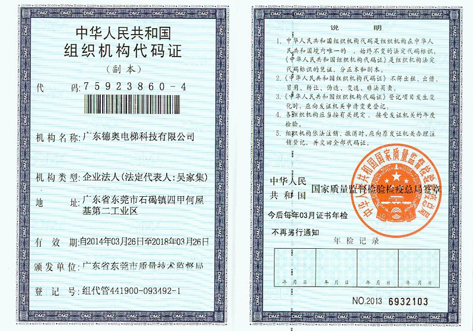 組織機構（gòu）代碼